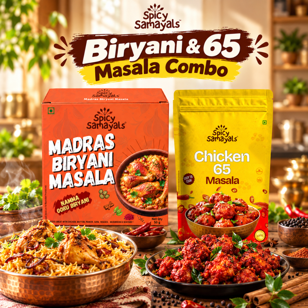 Madras Biryani Masala & Chicken 65 Combo