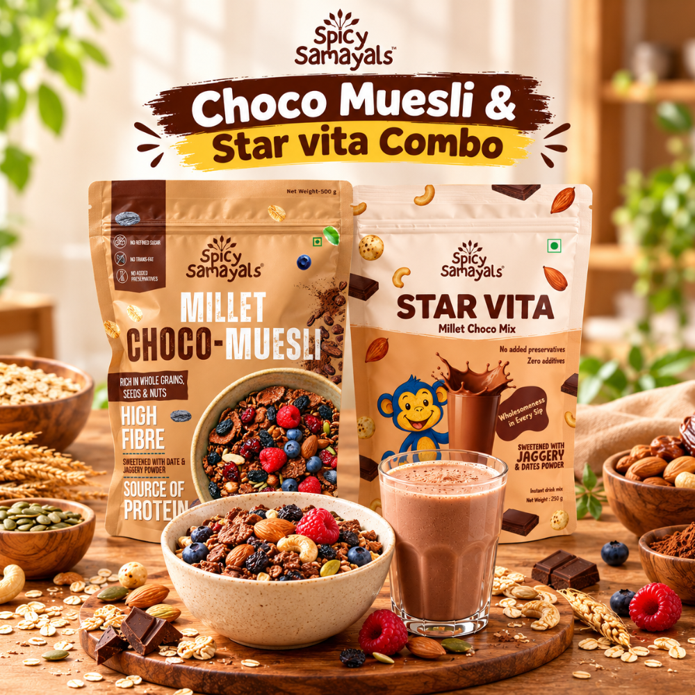 Choco Millet Muesli & Star vita