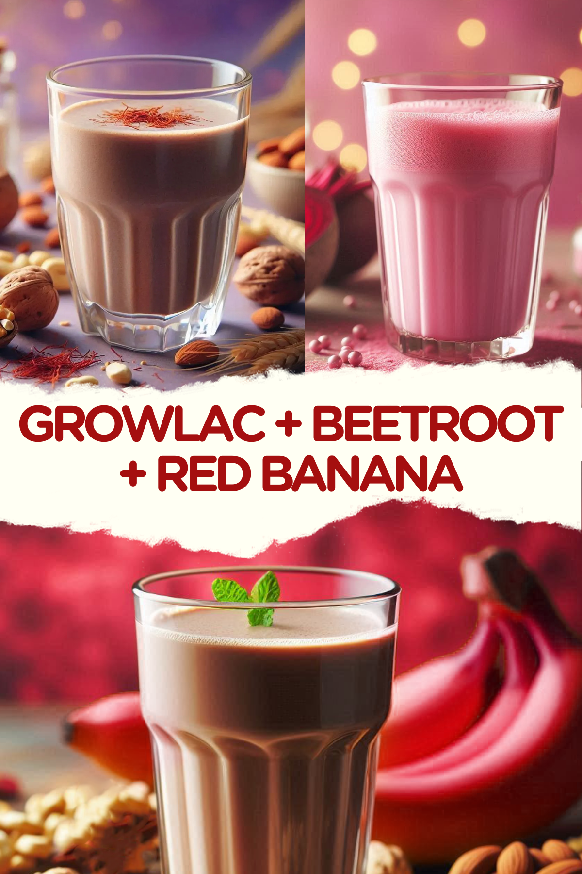 Triple Malt Combo - Growlac + Beetroot + Red Banana