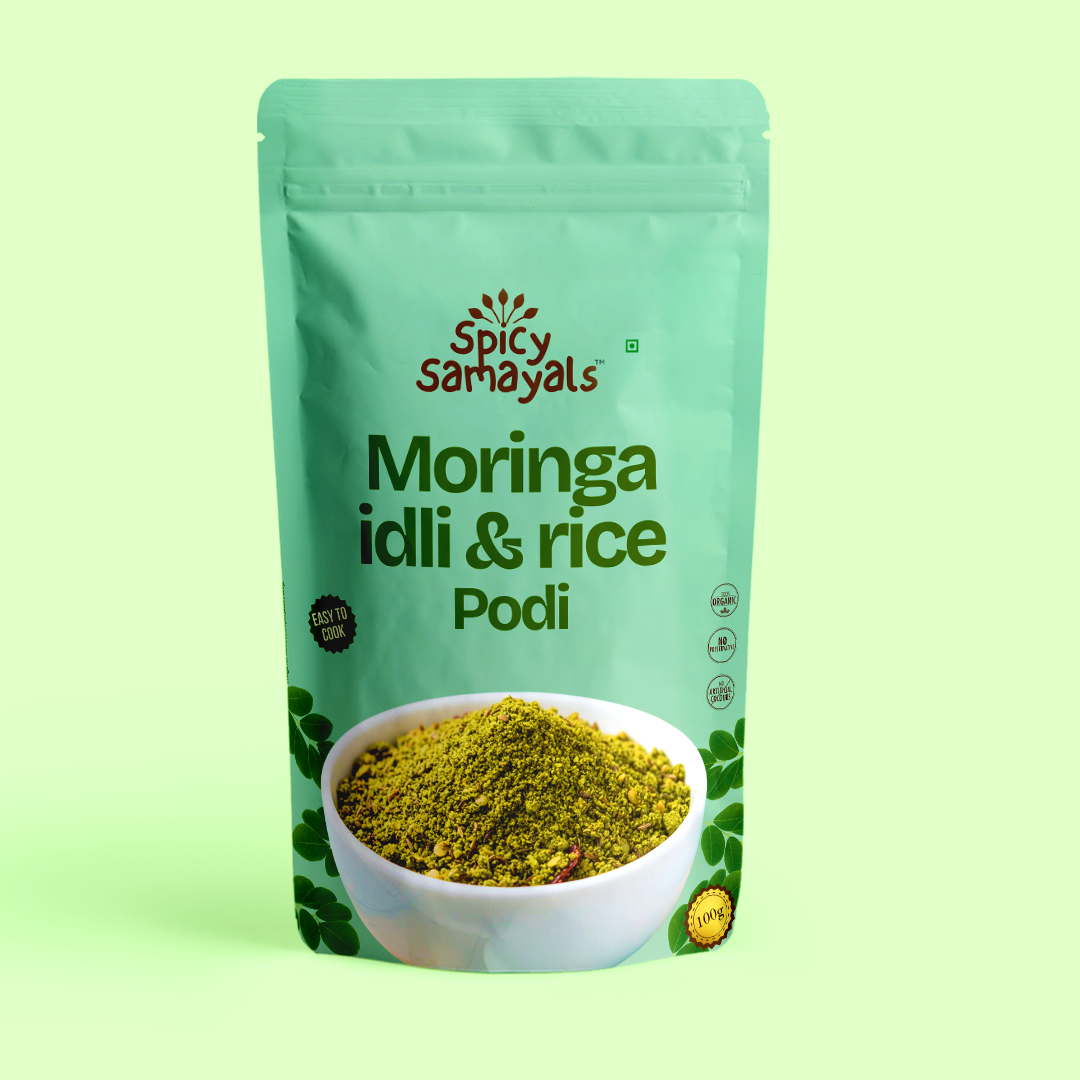 Moringa Idli & Rice Podi