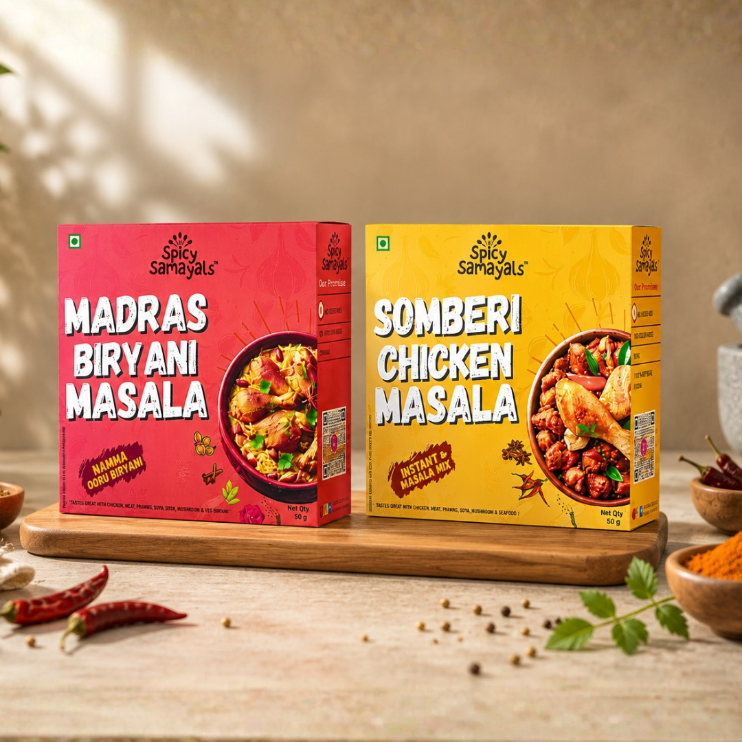 Combo - Somberi Chicken Masala & Madras Biryani Masala