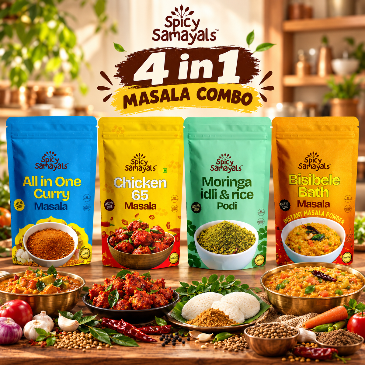 4 in 1 Combo Masala