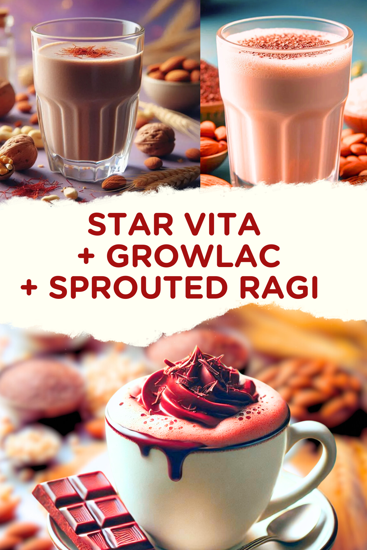 Triple Malt Combo - Star Vita + Growlac + Sprouted Ragi