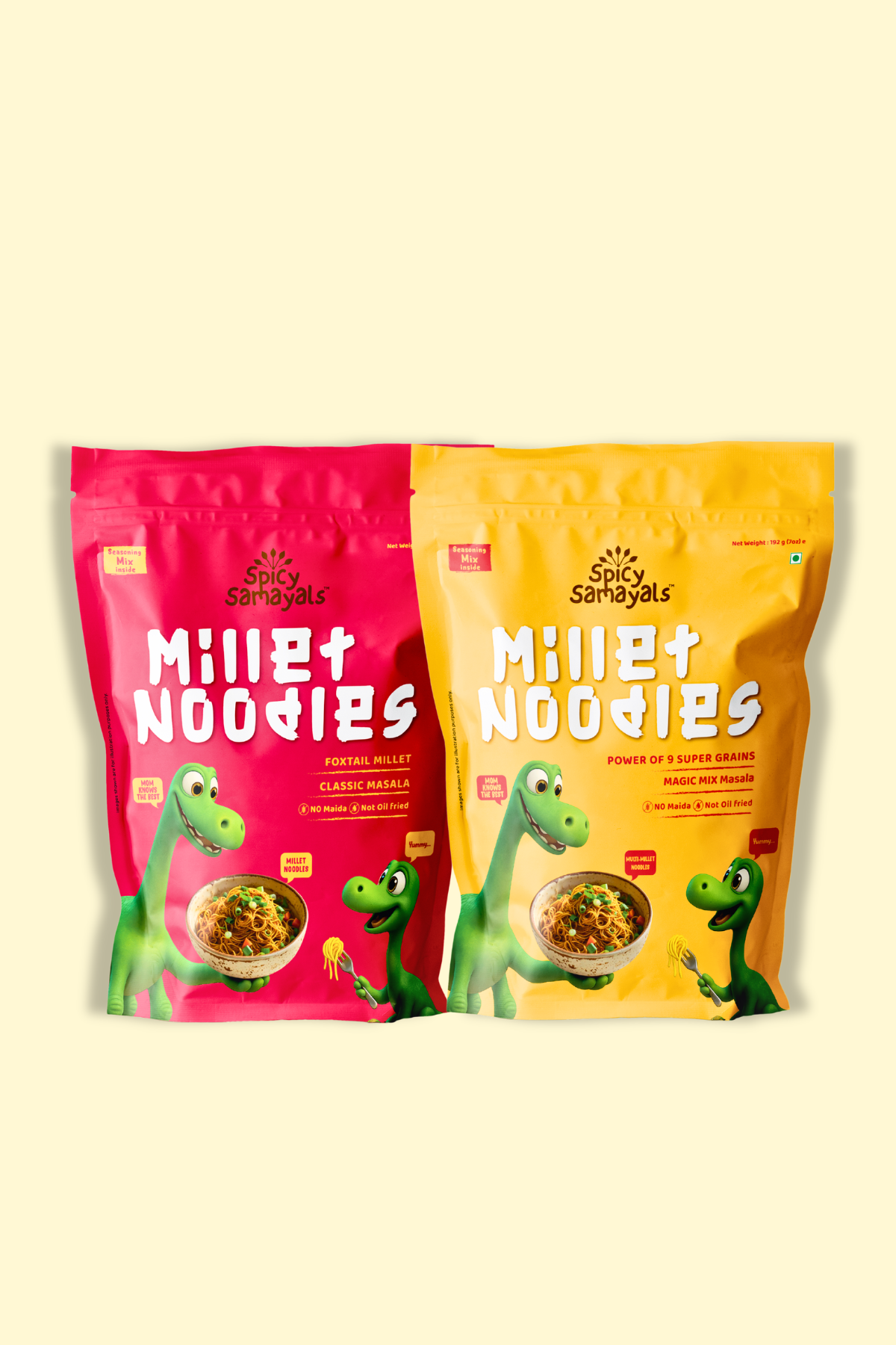 Noodles Combo - Multi Millet Noodles & Foxtail Millet Noodles  [Each 1 Pack]