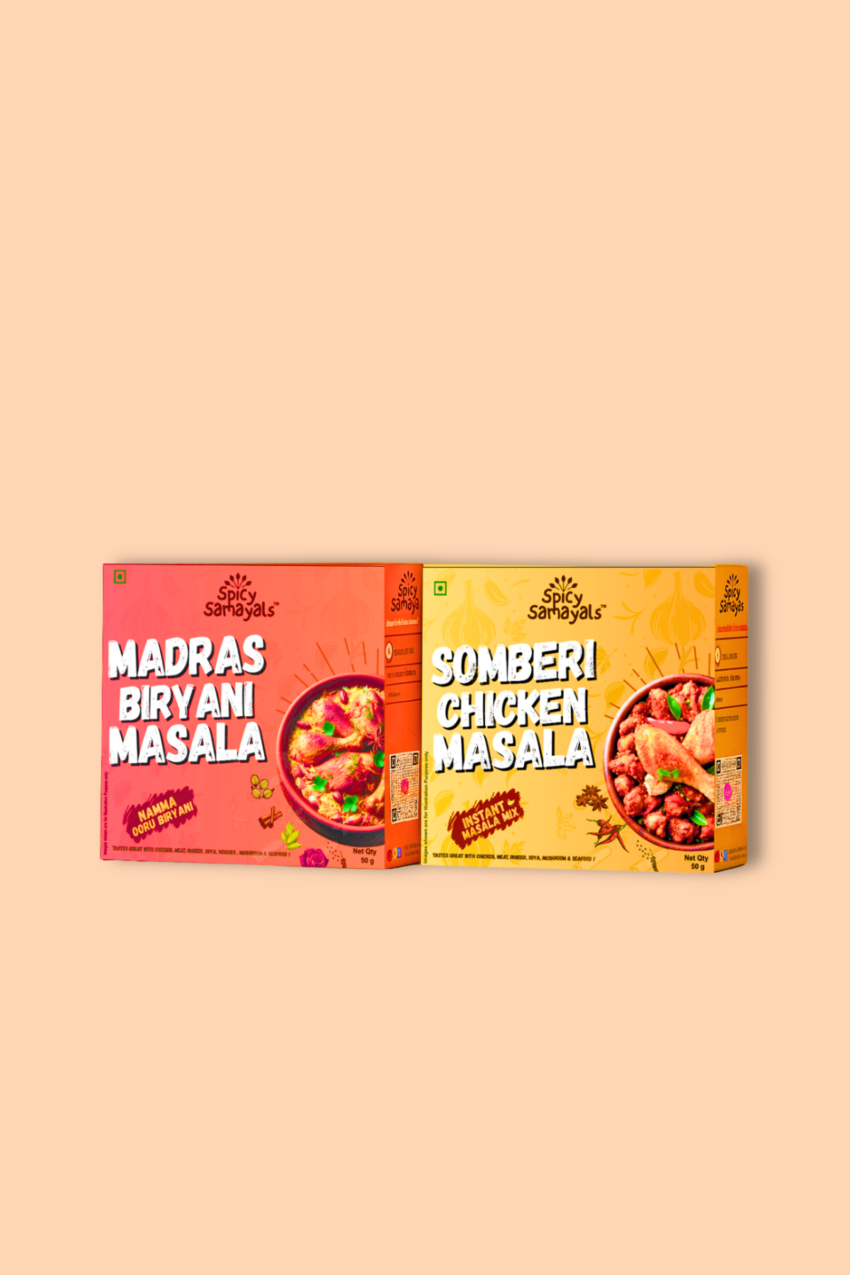 Combo - Somberi Chicken Masala & Madras Biryani Masala